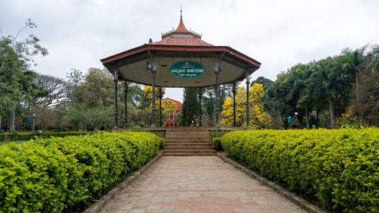 Cubbon Park Bangalore pathways with trees
