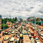 the banglore roads with traffic