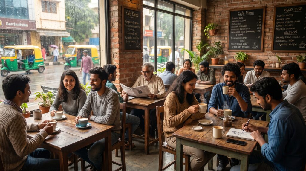 cafe culture in Bangalore social life